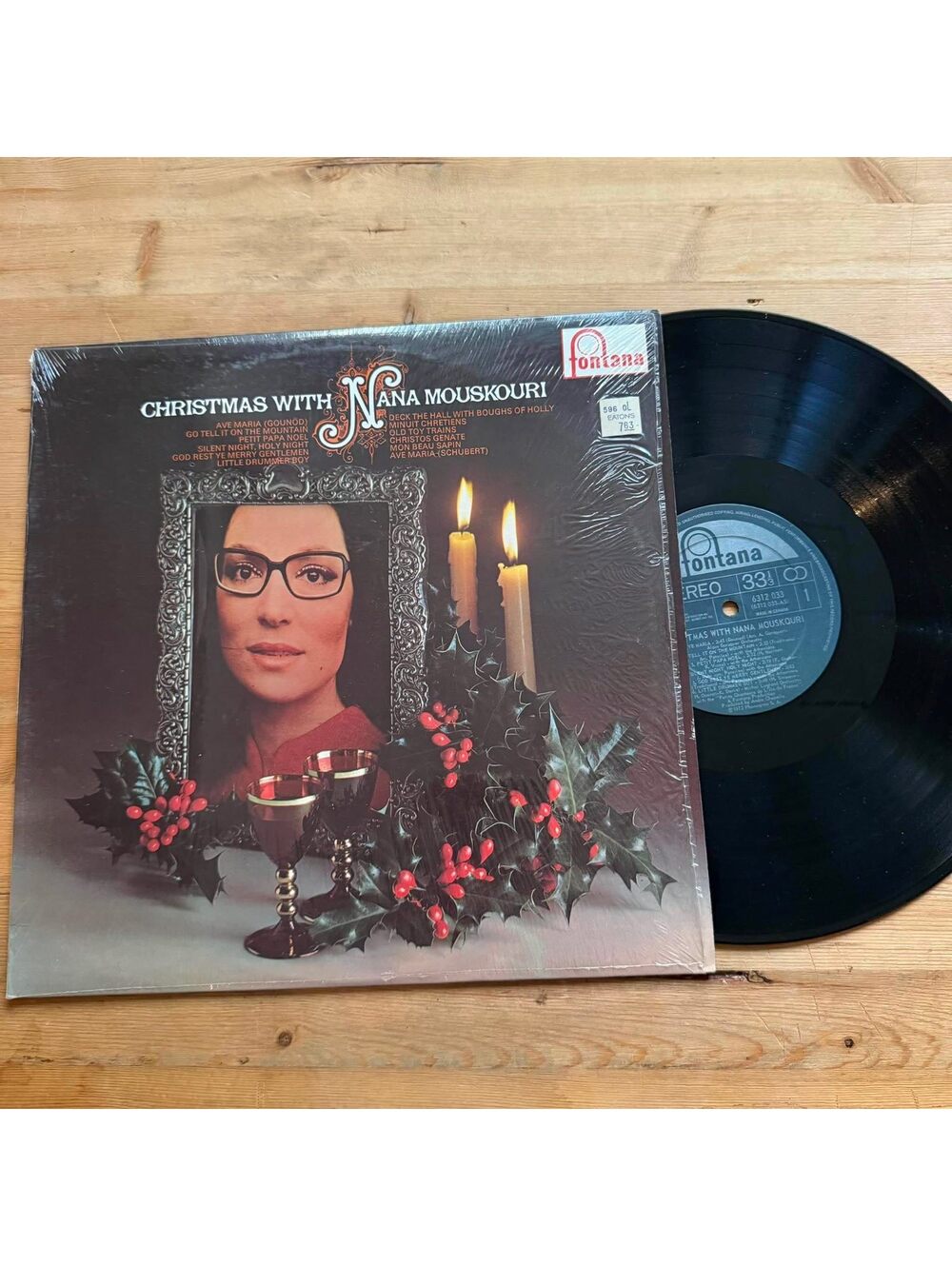 Nana Mouskouri - Christmas with Nana Mouskouri 33rpm VG+ VR25